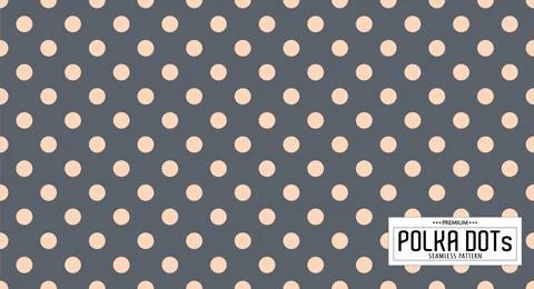 Dots pattern vector. Polka dot background. Seamlles polka dots abstract backg Illustrazione stock