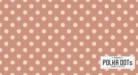Dots pattern vector. Polka dot background. Seamlles polka dots abstract backg 스톡 일러스트