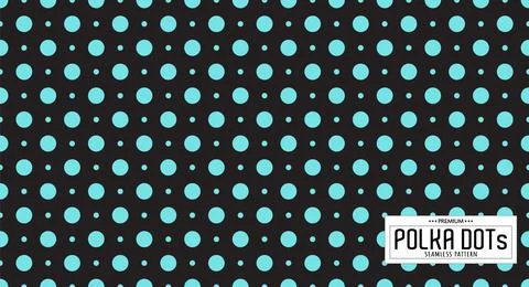 Dots pattern vector. Polka dot background. Seamlles polka dots abstract backg Stockillustratie