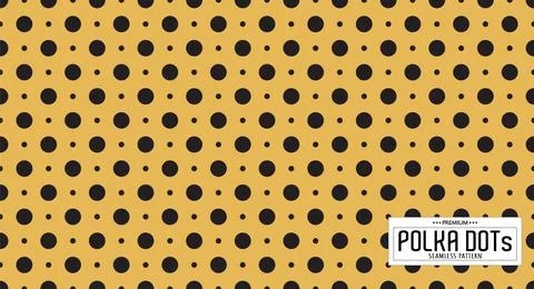 Dots pattern vector. Polka dot background. Seamlles polka dots abstract backg Illustrazione stock