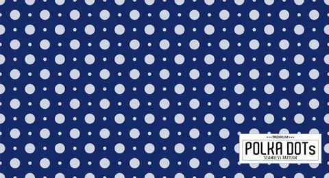 Dots pattern vector. Polka dot background. Seamlles polka dots abstract backg Illustrazione stock