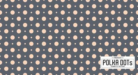 Dots pattern vector. Polka dot background. Seamlles polka dots abstract backg 스톡 일러스트
