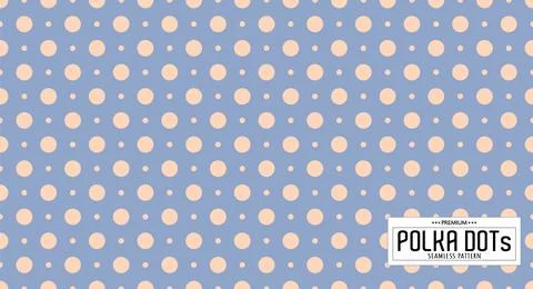Dots pattern vector. Polka dot background. Seamlles polka dots abstract backg イラスト素材