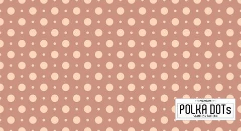 Dots pattern vector. Polka dot background. Seamlles polka dots abstract backg Stockillustratie