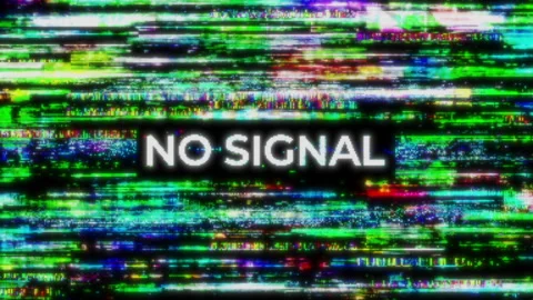 Dots Pixel Glitch Loop Stock Footage 287220674