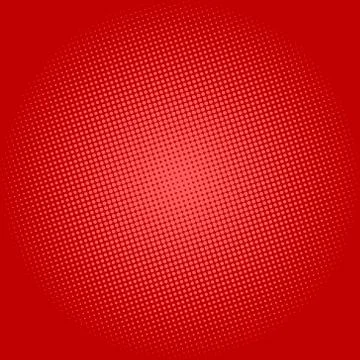 Dots on Red Background, Pop Art Background 스톡 일러스트