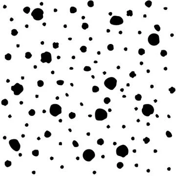 Dots seamless pattern, hand drawn texture. Vector abstract design, paper orna Illustrazione stock