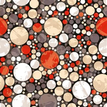 Dots seamless pattern Stock Illustration