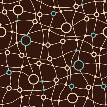 Dots seamless pattern Stock Illustration