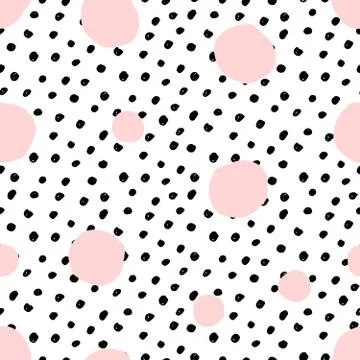Dots Seamless Pattern Stock Illustration