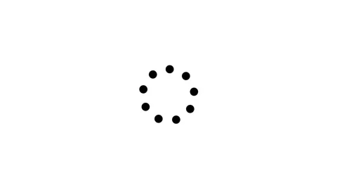 Dots spinning animation loading and buffering icon animation-looped Loading.. Stock Footage 337466788