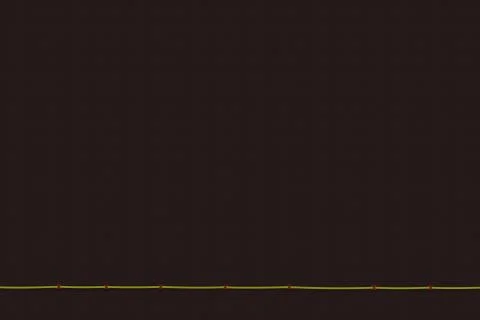 Dots textured background with cable. Minimal front view. 3D illustration Stock Illustration