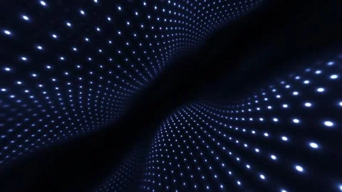 Dots Tunnel Spaces 스톡 동영상 337894989