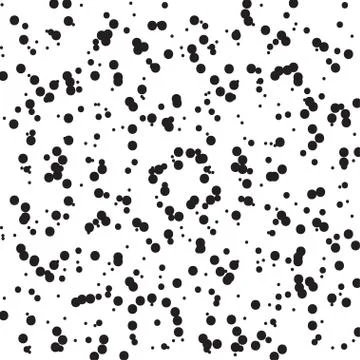 Dots vector seamless pattern hand drawn Stock Illustration