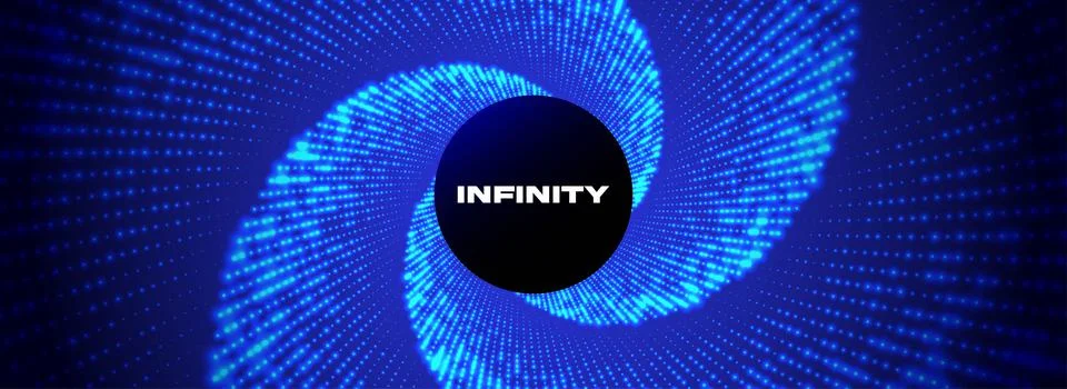 Dots vortex. Speed of light, neon glowing twisted background. Glowing dots 库存插图