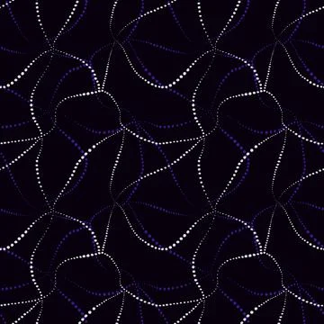 Dots waves pattern neuron futuristic texture purple Stock-Illustration