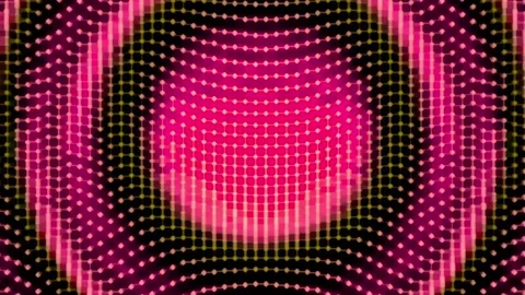 Dots Waving VJ Backgroud Loop Stock Footage 229326013
