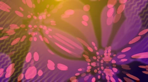 Dots with yellow &amp; pink motion background Stock Footage 2674846