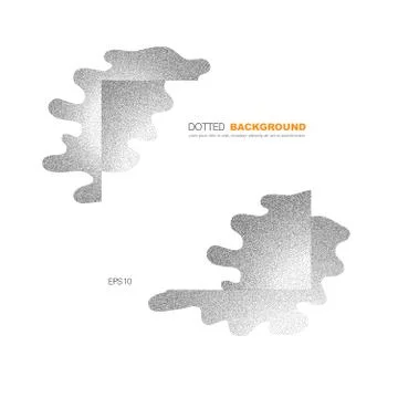 Dotted abstract frame Stock Illustration