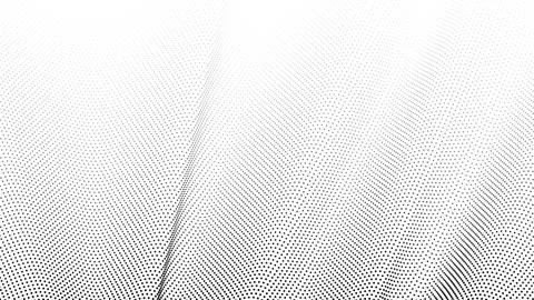Dotted abstract pattern. Black dots on white background. Halftone wavy effect. Stock Illustration