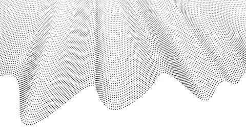Dotted abstract pattern. Halftone effect. Vector illustration Illustrazione stock