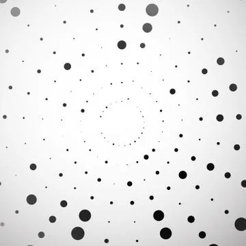 Dotted abstract vector pattern. Dots graphics. Stock Illustration
