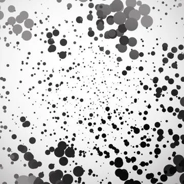 Dotted abstract vector pattern. Dots graphics. Illustrazione stock