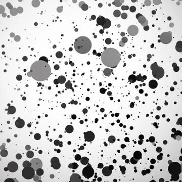 Dotted abstract vector pattern. Dots graphics. Stock Illustration
