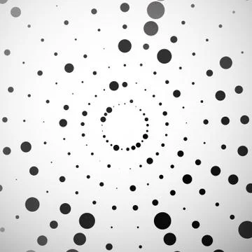 Dotted abstract vector pattern. Dots graphics. Stock Illustration