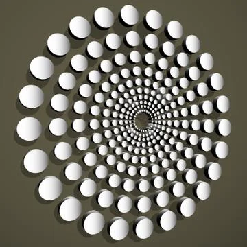 Dotted abstract vector pattern. Dots graphics. Stock Illustration