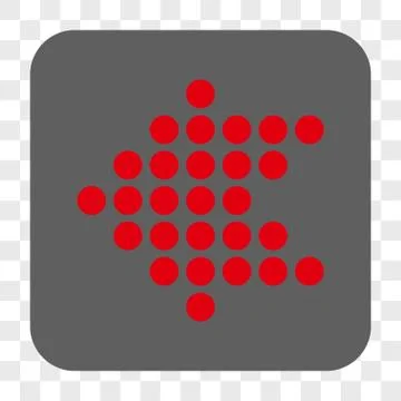 Dotted Arrow Left Interface Toolbar Button Stock Illustration