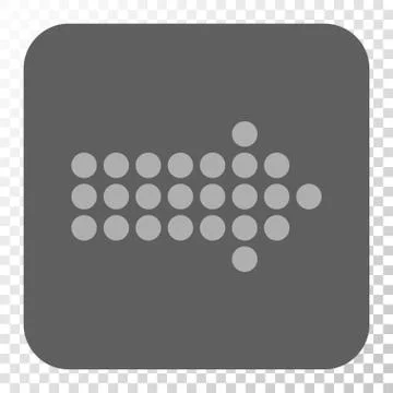 Dotted Arrow Right Rounded Square Button 스톡 일러스트