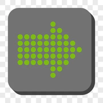 Dotted Arrow Right Rounded Square Button イラスト素材