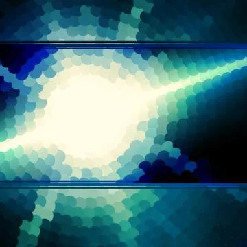 Dotted background with circle Stock Illustration