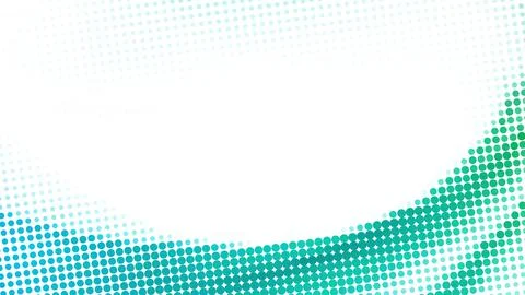Dotted background with gradient from cerulean to green. Halftone pattern Stock Illustration