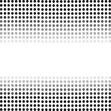 Dotted Black Background. Halftone Pattern. Dotted Black Background. Halfto... Stock Photos