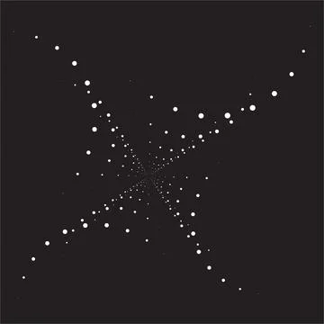 Dotted Burst Stock Illustration