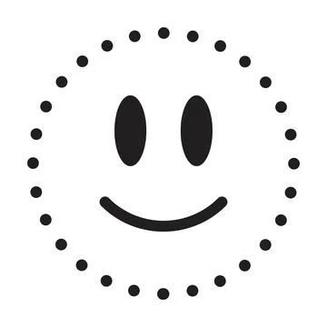 Dotted circle shape for tracing lines for preschool and kindergarten school Stock Illustration