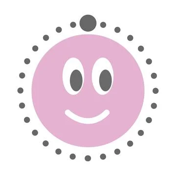 Dotted circle shape for tracing lines for preschool and kindergarten school Stock Illustration