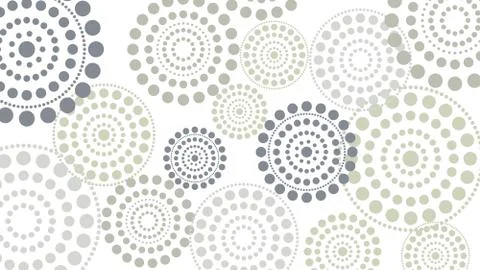 Dotted circles background Stock Illustration