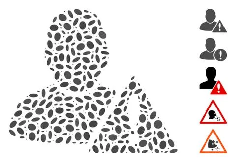 Dotted Collage User Error Ilustración de archivo