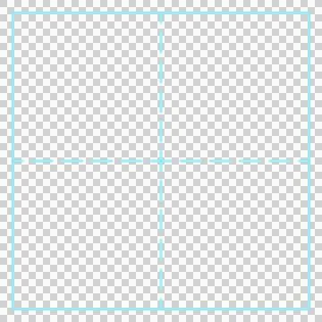 Dotted cross grid, single item, light blue Stock Illustration