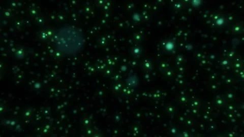 Dotted cyber wireframe at perspective. Glowing points with depth effect. Stock Footage 242507612