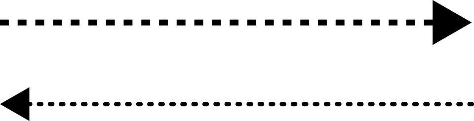 Dotted Divider dashed border divider set vector illustration isolated 스톡 일러스트