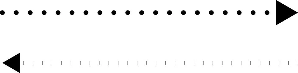 Dotted Divider dashed border divider set vector illustration isolated 스톡 일러스트