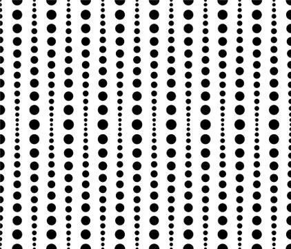 Dotted, dots pattern, background. Seamlessly repeatable both sides. Illustrazione stock