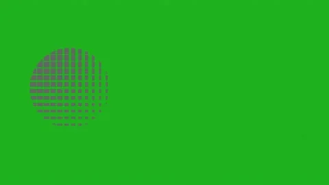 Dotted globe multi color on green screen background Stock Footage 231093121