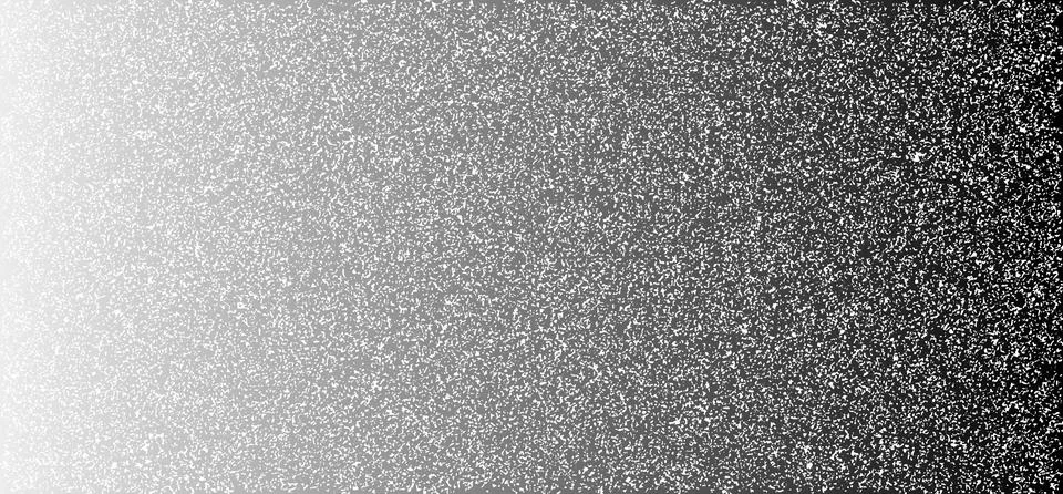 Dotted grain noise gradient background. Stipple style monochrome rough grunge Stock Illustration
