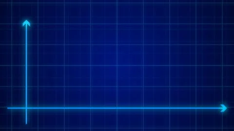 Dotted graph with another graph explaining growth expected and real growth an Stock Illustration