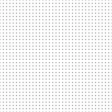 Dotted graph paper with grid. Polka dot pattern, geometric seamless texture for Stock Illustration